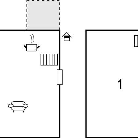 1 Bedroom Beautiful In *